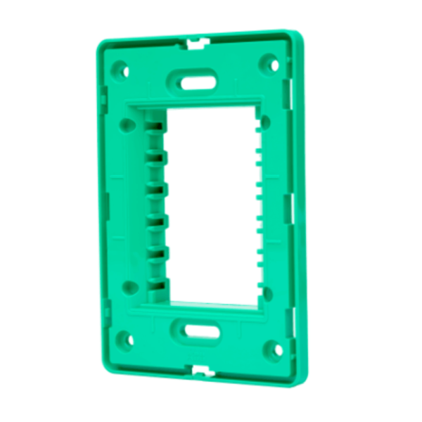 Encontraproduto.com.br - Suporte 4X2 Para 3 Módulos N1373.9Mn Menta Unno 2Cl0N137382Br ABB