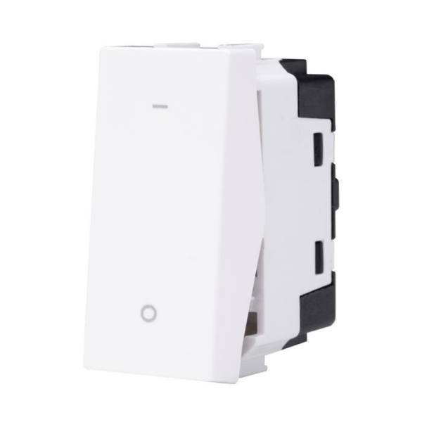 Módulo Interruptor Bipolar Simples 20A N1101.7Bl Branco Unno ABB