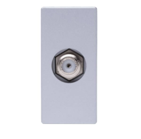 Encontraproduto.com.br - Módulo Tomada Antena TV N1150Pr Prata Unno 2Cla115000N1304 ABB