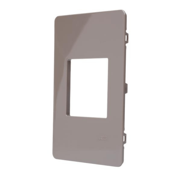 Placa 4X2 Para 2 Módulos Juntos N1372.1Ch Chocolate Unno 2Cla137210N2604 ABB