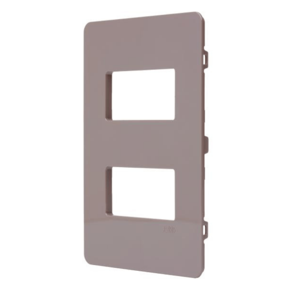 Placa 4X2 Para 2 Módulos Separados N1372.2Ch Chocolate Unno 2Cla137220N2604 ABB
