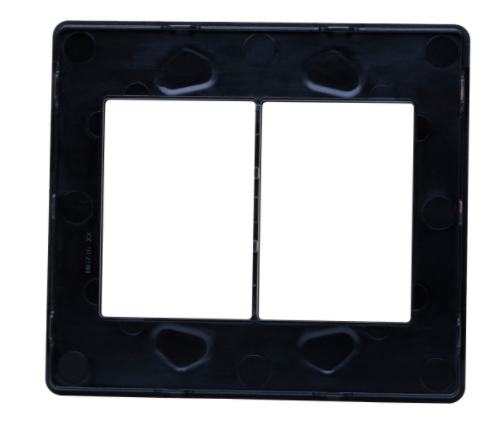 Encontraproduto.com.br - Placa 4X4 Para 3 Módulos + 3 Módulos N1673.6Gf Grafite Unno 2Cla167360N1504 ABB