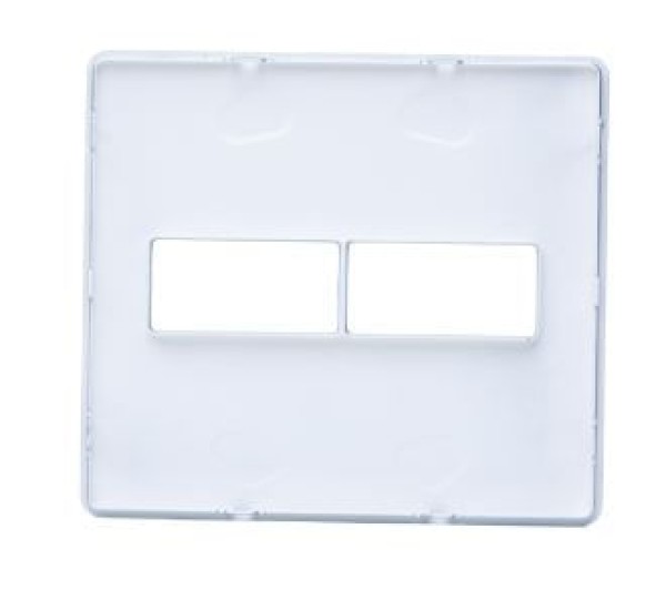 Encontraproduto.com.br - Placa 4X4 Para 1 Módulo + 1 Módulo N1671.1Pr Prata Unno 2Cla167110N1304 ABB