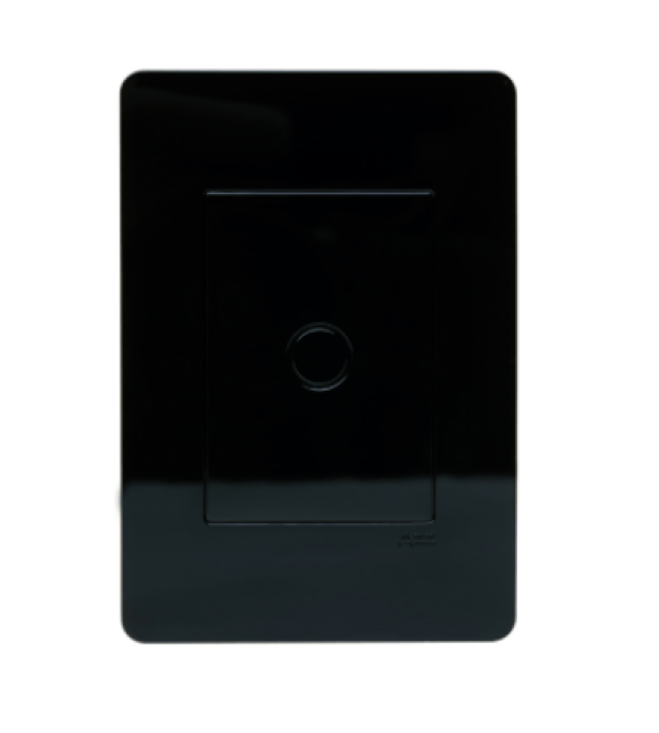 Encontraproduto.com.br - Placa 4X2 Cega N1370Pt Preto Unno 2Cla137000N1804 ABB