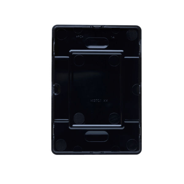 Encontraproduto.com.br - Placa 4X2 Cega N1370Pt Preto Unno 2Cla137000N1804 ABB