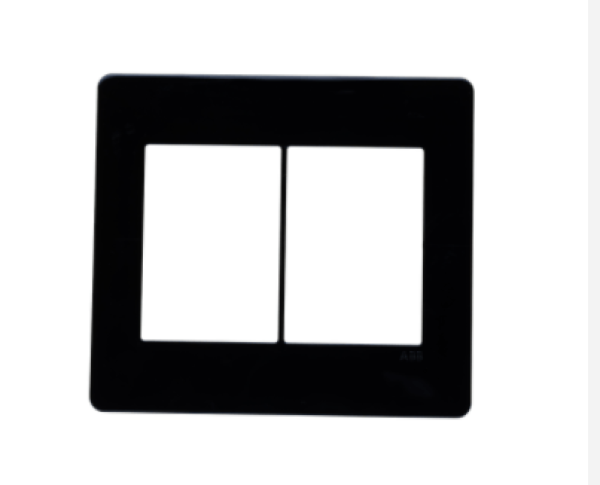 Placa 4X4 Para 3 Módulos + 3 Módulos N1673.6Pt Preto Unno 2Cla167360N1804 ABB