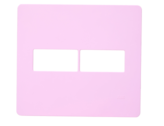 Encontraproduto.com.br - Placa 4X4 Para 1 Módulo + 1 Módulo N1671.1 Rosa Unno 2Cla167110N3204S ABB