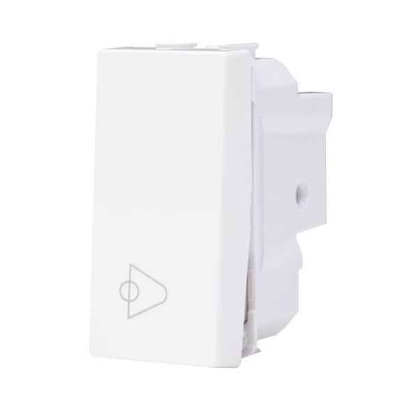 Encontraproduto.com.br - Módulo Pulsador Campainha N1104Bl Branco Unno 2Cl0N110401Br ABB