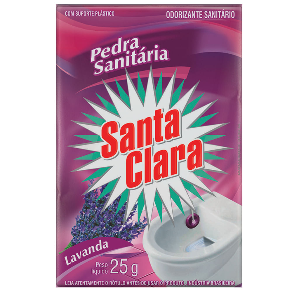 Pedra Sanitaria Santa Clara Lavanda 25G