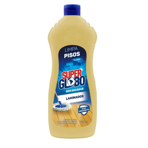Encontraproduto.com.br - Limpa Pisos Laminado Super Globo com 750 ml