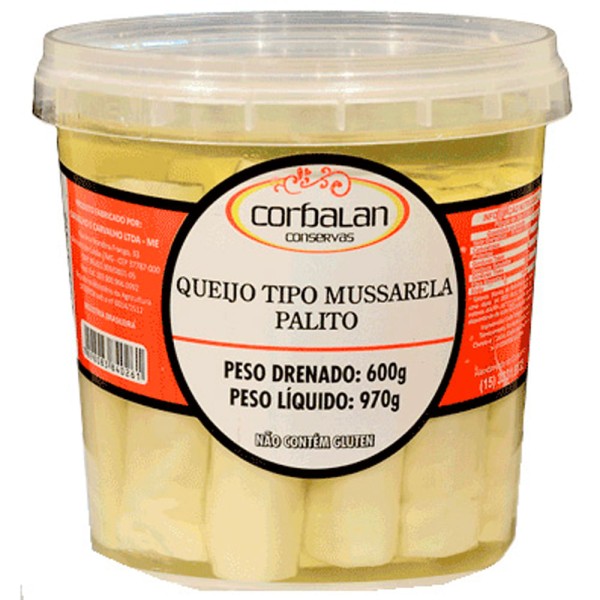 Encontraproduto.com.br - Queijo tipo Mussarela Corbalan Palito 600g