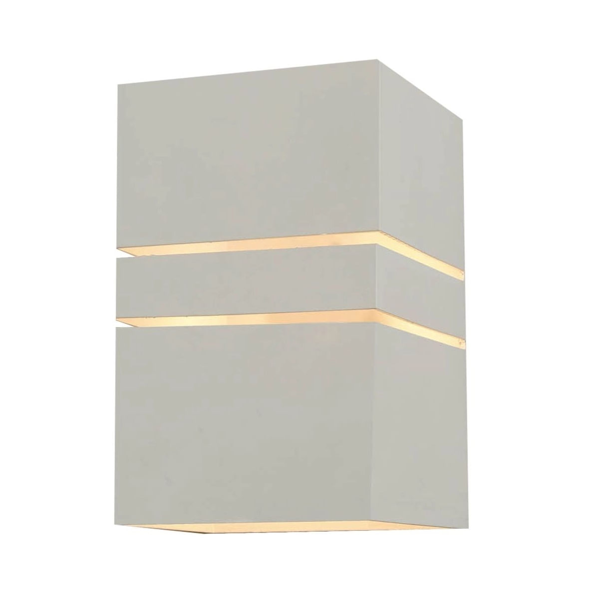 Encontraproduto.com.br - Arandela Quadrada Alumínio Lisa 982 G9 Flash Lustres Ideal