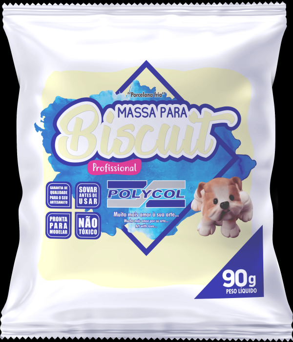Encontraproduto.com.br - MASSA BISCUIT 90G POLYCOL