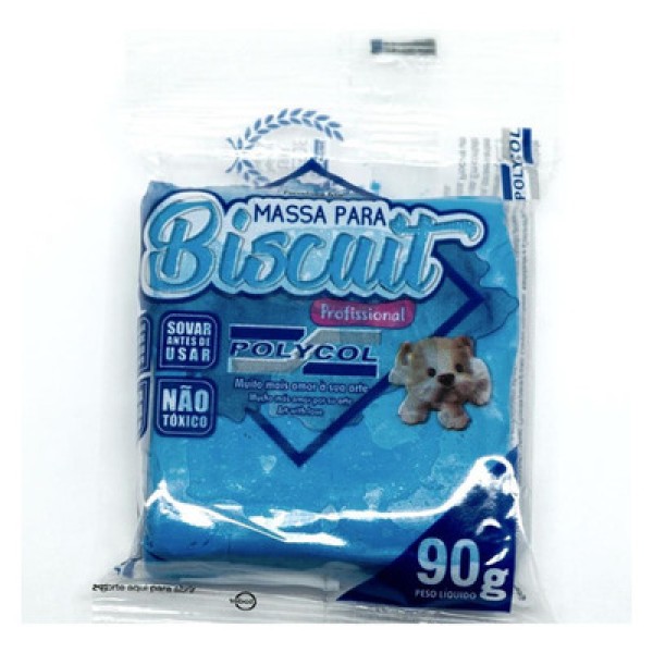 Encontraproduto.com.br - Massa De Porcelana Fria Biscuit 90g Azul Royal