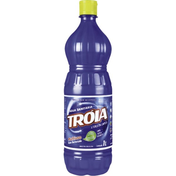 Encontraproduto.com.br - Água Sanitária Tróia Frasco com 1L