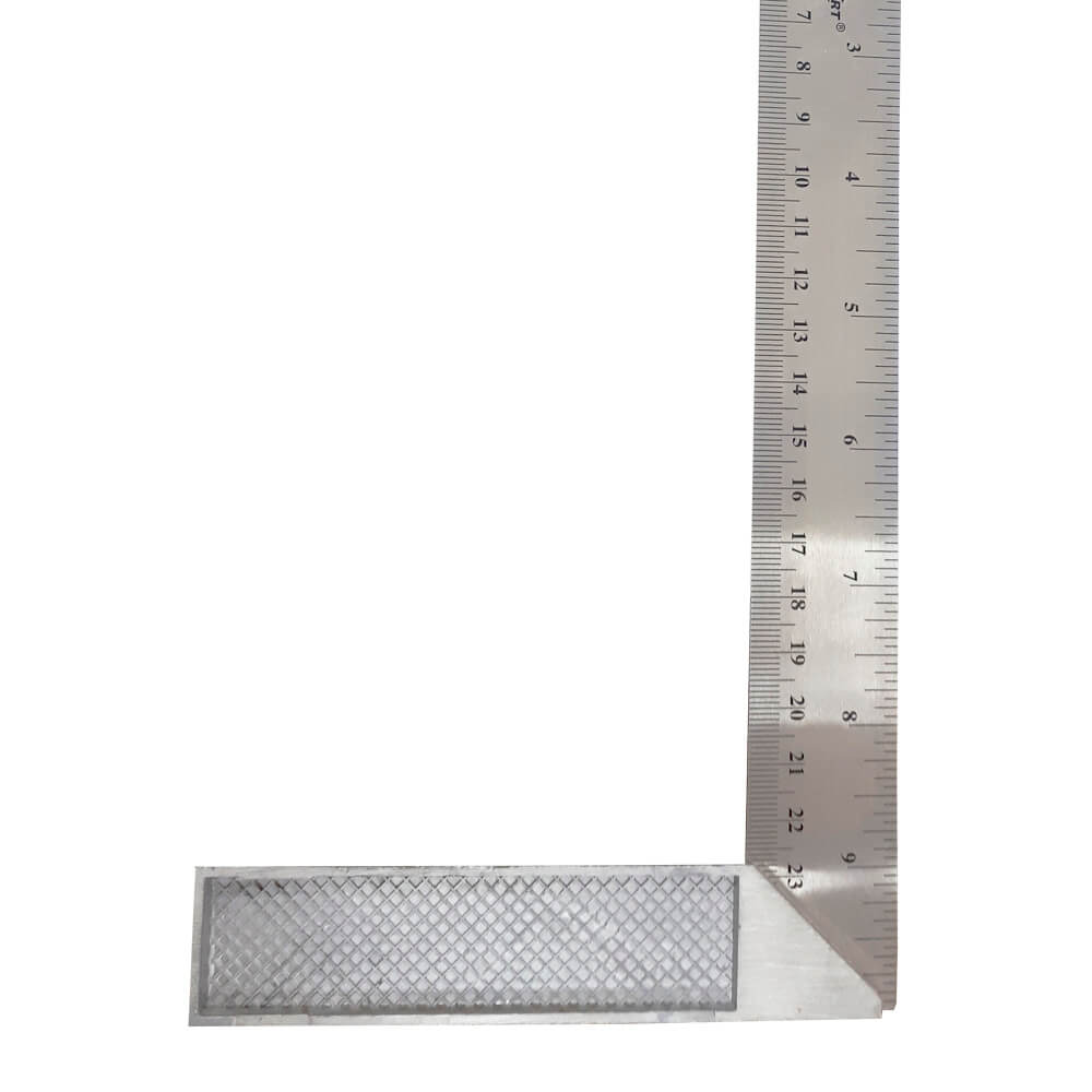 Esquadro de Aço Inox Brasfort com Cabo Alumínio 25CM
