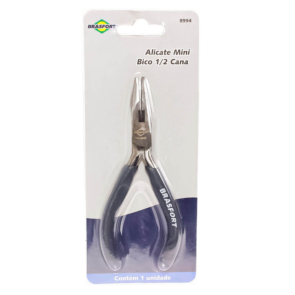 Encontraproduto.com.br - Mini Alicate Bico 1/2 Cana Brasfort