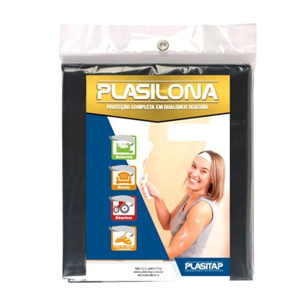 Encontraproduto.com.br - Lona Plasitap 3x4m Preta