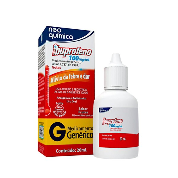 Encontraproduto.com.br - Ibuprofeno Mg Gotas 100Mg 20 Ml (/Ml)