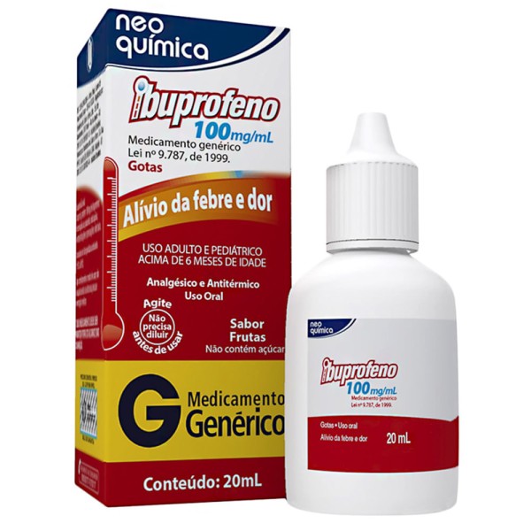 Encontraproduto.com.br - Ibuprofeno Mg Gotas 100Mg 20 Ml (/Ml)