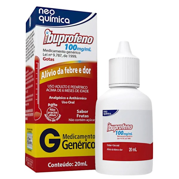 Encontraproduto.com.br - Ibuprofeno Mg Gotas 100Mg 20 Ml (/Ml)