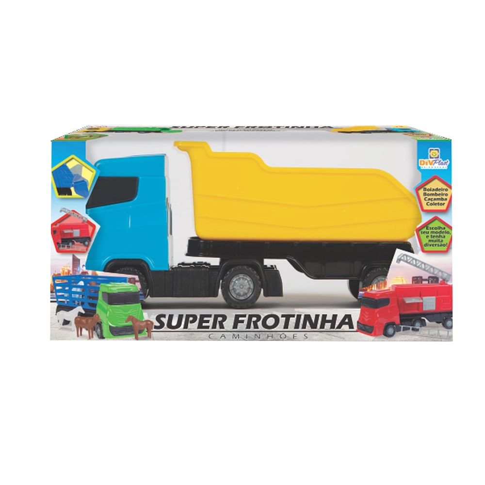 Encontraproduto.com.br - Caminhão Caçamba Divplast Super Frotinha