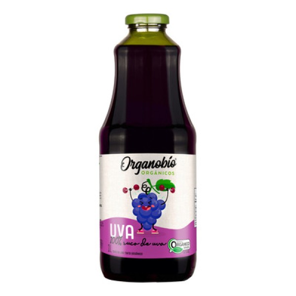Suco de Uva Orgânico Organobio 1L