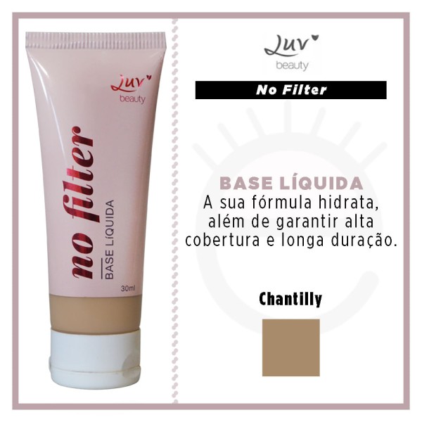 Encontraproduto.com.br - Base Líquida Luv Beauty No Filter
