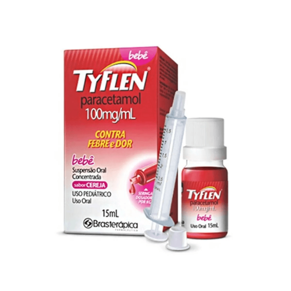 Encontraproduto.com.br - Tyflen Suspensão Oral 100mg/mL 15ml