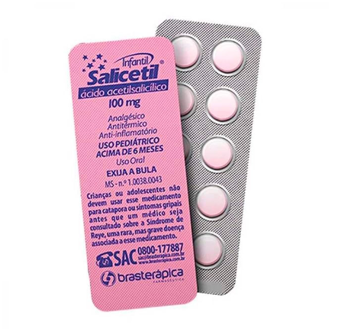 Encontraproduto.com.br - Salicetil 100mg   Blíster com 10 Comprimidos