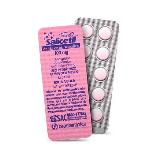 Encontraproduto.com.br - Salicetil 100mg   Blíster com 10 Comprimidos