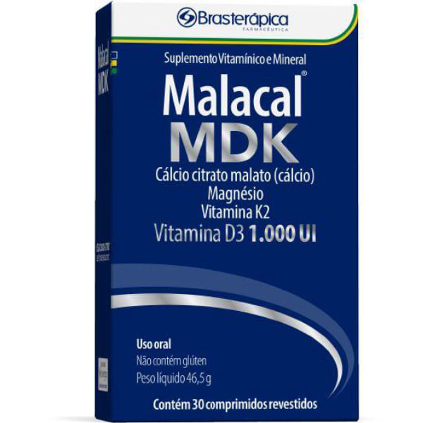Encontraproduto.com.br - Malacal Mdk com 30 Comprimidos