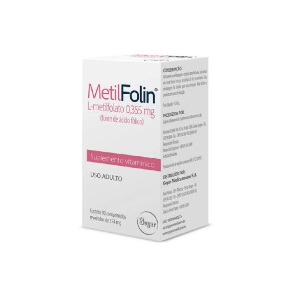 Encontraproduto.com.br - MetilFolin com 90 Comprimidos