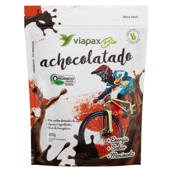 Encontraproduto.com.br - Achocolatado Viapax Bio Orgânico Com Açúcar Mascavo 400g