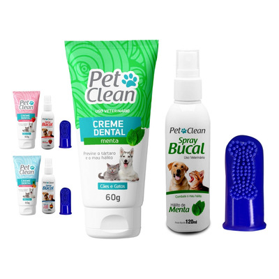 Spray Bucal Morango Cães e Gatos Pet Clean