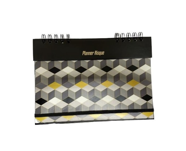 Encontraproduto.com.br - Planner De Mesa Permanente Risque Graphic 24x17cm 52 Folhas Redoma