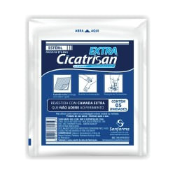 Encontraproduto.com.br - Compressa Gaze Esteril Cicatrizan 5 Unidades
