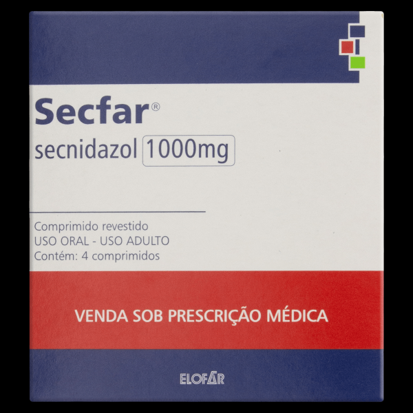 Encontraproduto.com.br - Secfar 100mg Com 4 Comprimidos