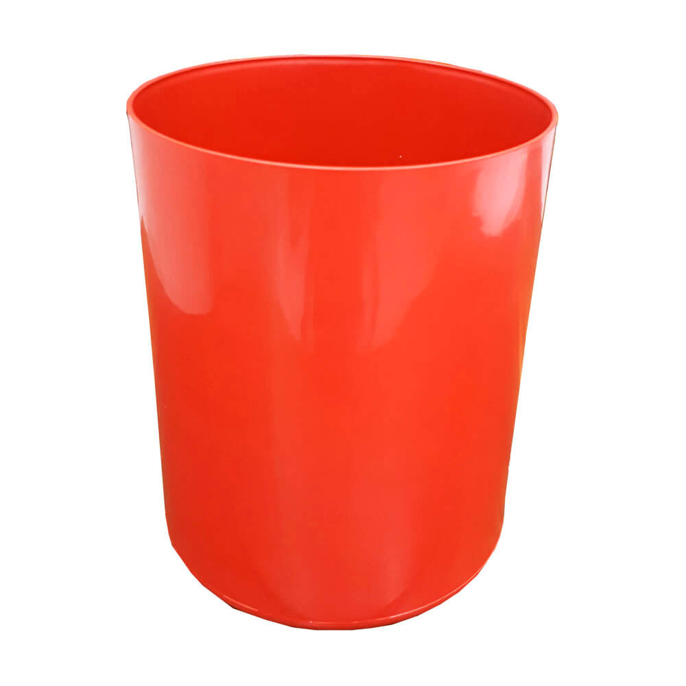 Encontraproduto.com.br - Lixeira Plastica JSN Sem Tampa 12 Litros Vermelha