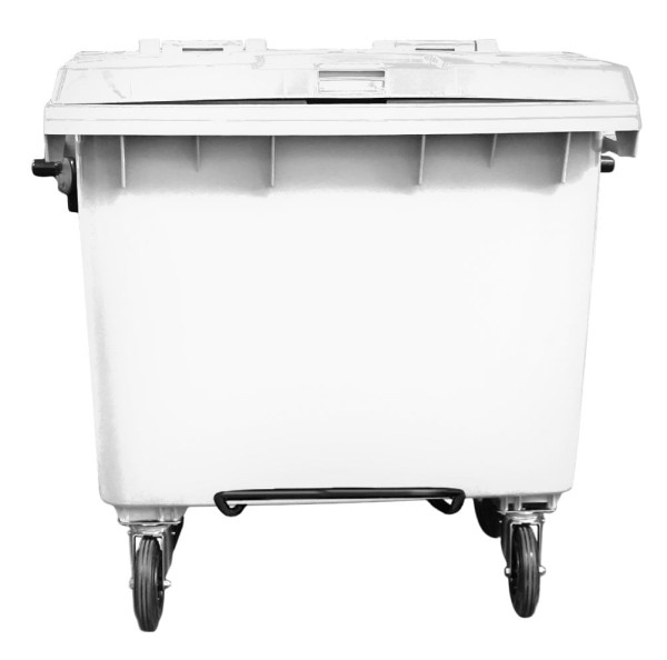 Encontraproduto.com.br - Contêiner de Lixo JSN em Plástico com Pedal 660 LT Branco
