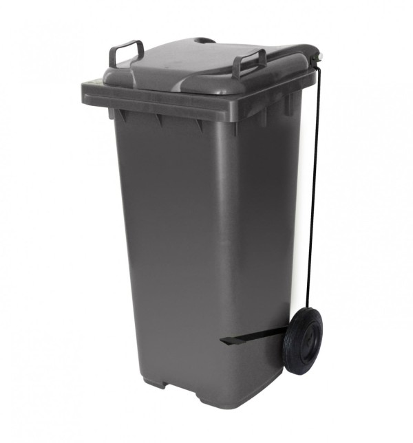 Lixeira Plast Qd 120Lt C/Pd C/Rd Cz (C120Pc)
