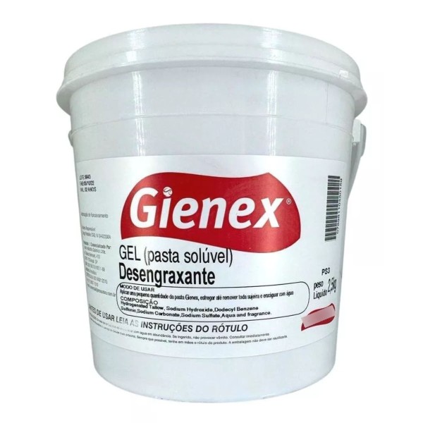 Desengraxante Para Mãos Em Gel 2,5 Kg - PS3 - Gienex