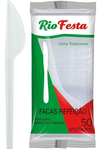 Faca Rio Festa Cristal para Refeição 50un