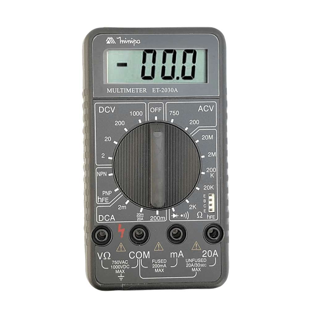 Encontraproduto.com.br - Multímetro Digital Minipa Et-2030A 20A