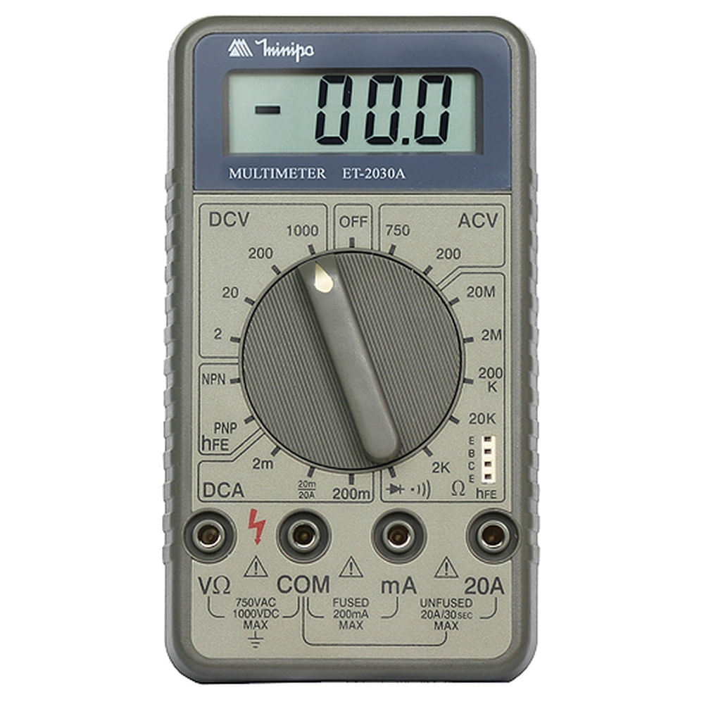 Encontraproduto.com.br - Multímetro Digital Minipa Et-2030A 20A