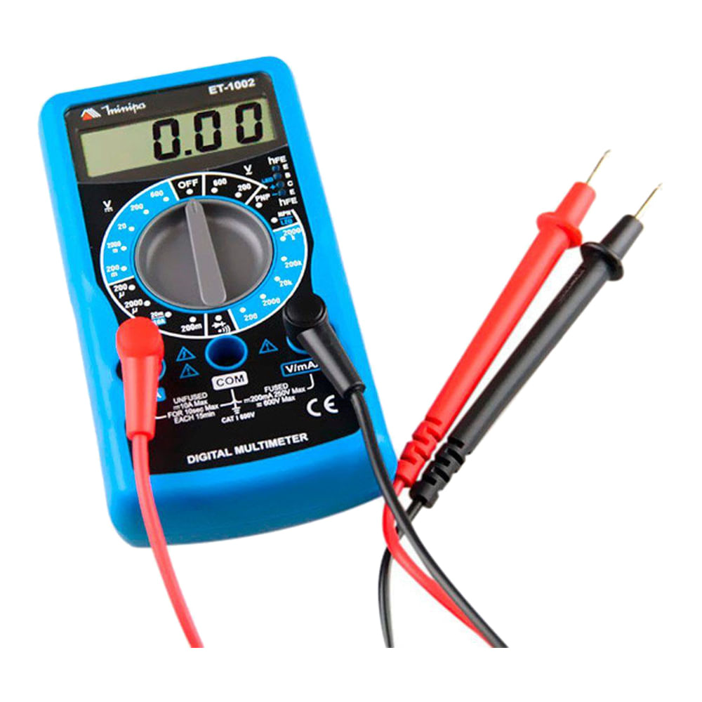 Encontraproduto.com.br - Multimetro Digital Cat-I Et-1002 Minipa