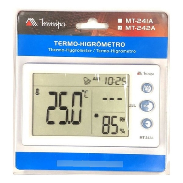 Encontraproduto.com.br - TERMO-HIGROMETRO Minipa MT-242A Triplo -10/50