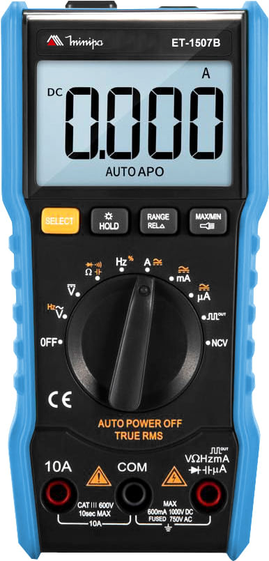 Encontraproduto.com.br - Multímetro Digital CAT-III True RMS ET-1507B Minipa