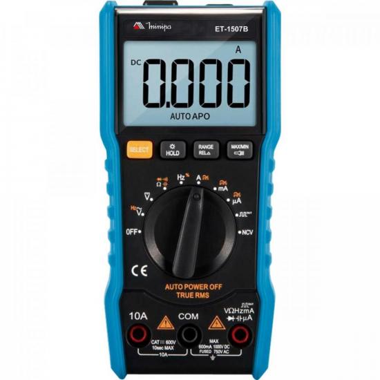 Encontraproduto.com.br - Multímetro Digital CAT-III True RMS ET-1507B Minipa