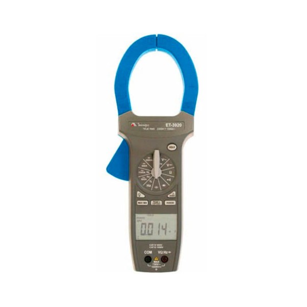 Encontraproduto.com.br - Alicate Amperímetro Digital True RMS Tensão 750V/AC 1000V/DC Corrente Minipa ET-3920